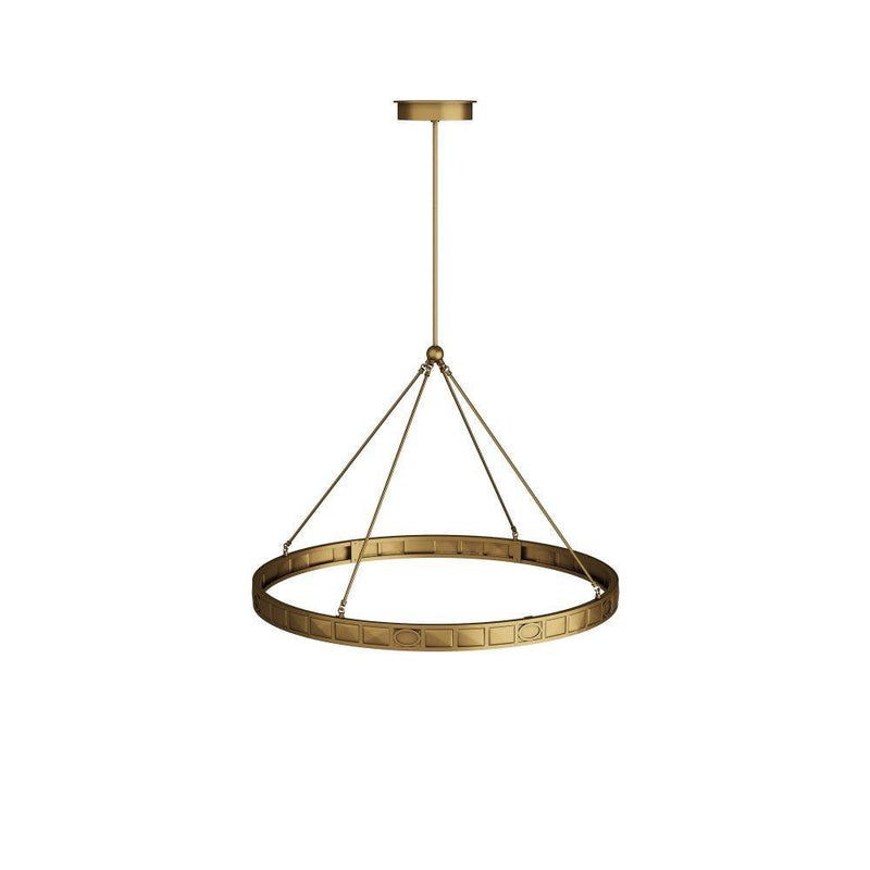 Arteriors GKDLC01 Chandelier, Antique Brass