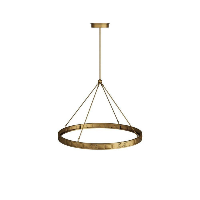 Arteriors GKDLC01 Chandelier, Antique Brass