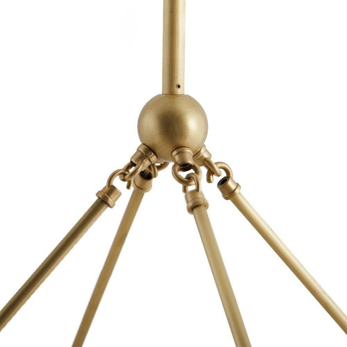 Arteriors GKDLC01 Chandelier, Antique Brass