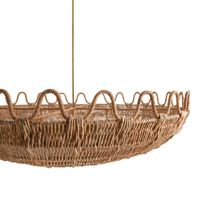 Arteriors GKDLS01 Chandelier, Natural, Rattan