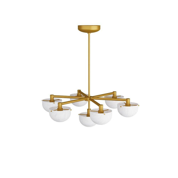 Arteriors GKDMC01 Chandelier, Antique Brass