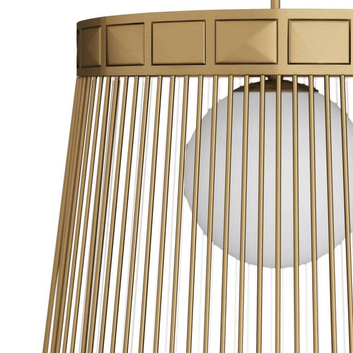 Arteriors GKDSC01 Pendant, Antique Brass