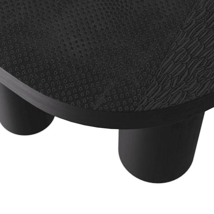 Arteriors GKFCI03 Coffee Table, Ebony, Mango Wood