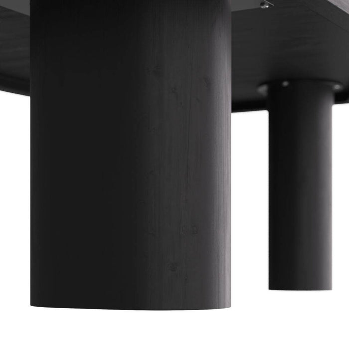 Arteriors GKFCI03 Coffee Table, Ebony, Mango Wood