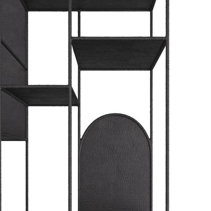 Arteriors GKFGI02 Etagere, Hammered Natural iron, Iron