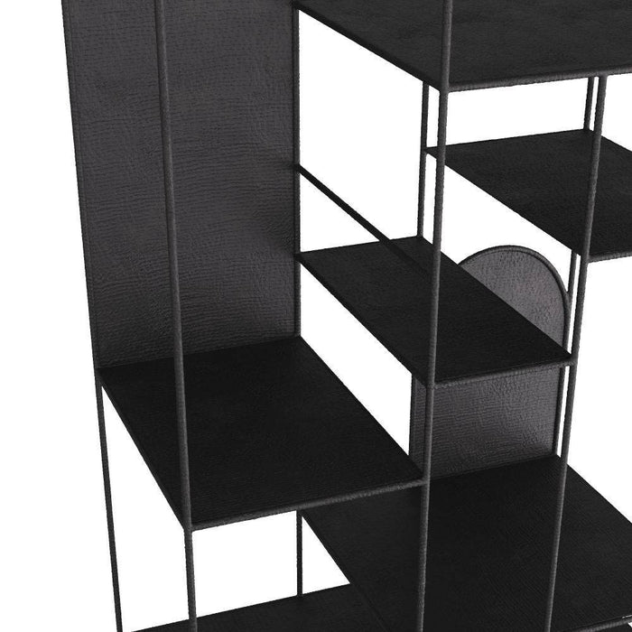 Arteriors GKFGI02 Etagere, Hammered Natural iron, Iron