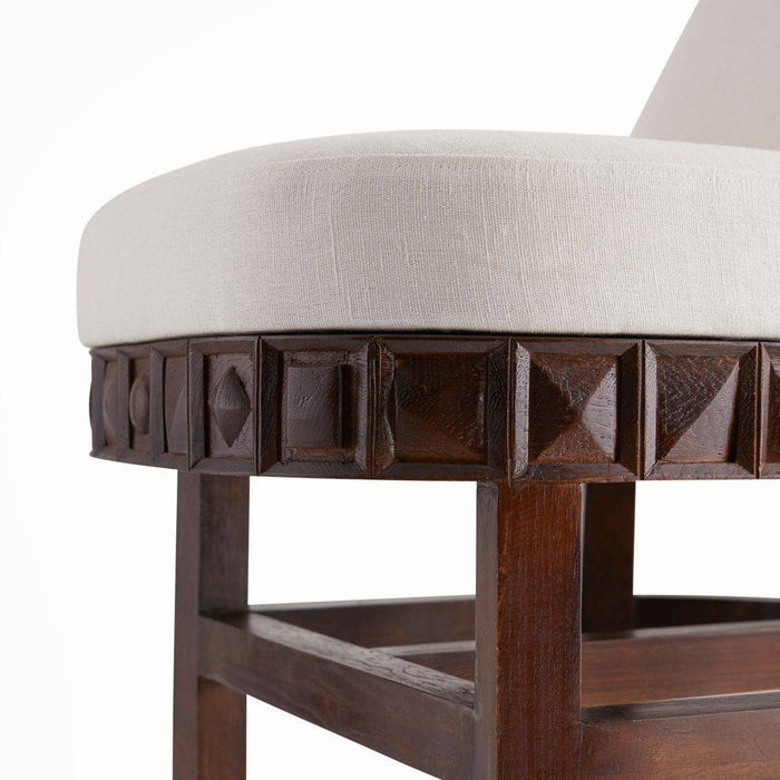 Arteriors GKFRI01 Chair, Umber, Mango Wood