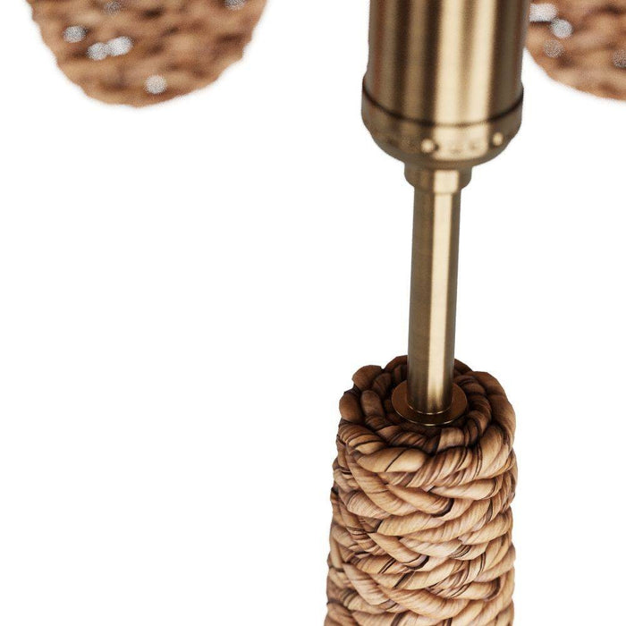 Arteriors GKPFS01 Floor Lamp, Natural, Rattan