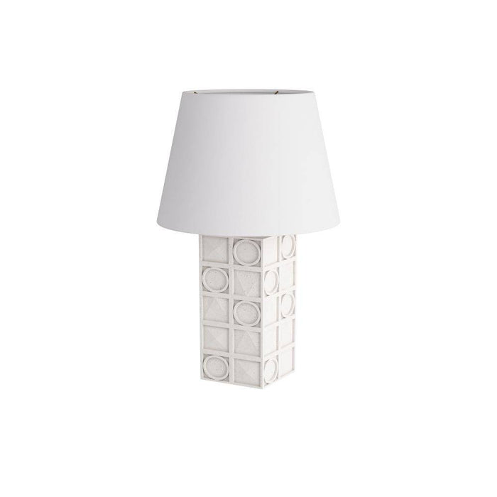 Arteriors GKPTC02-SH019 Table Lamp, Ivory, Riverstone