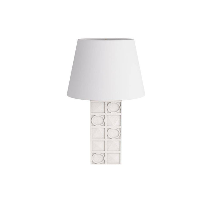 Arteriors GKPTC02-SH019 Table Lamp, Ivory, Riverstone