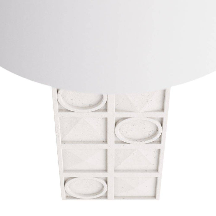 Arteriors GKPTC02-SH019 Table Lamp, Ivory, Riverstone