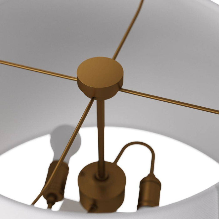 Arteriors GKPTC02-SH019 Table Lamp, Ivory, Riverstone