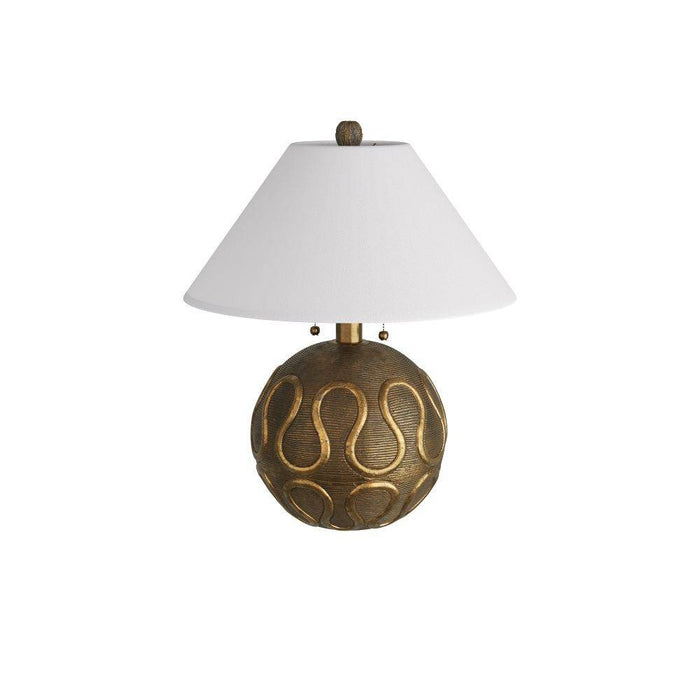 Arteriors GKPTI01-671 Table Lamp, Vintage Brass, Cast Aluminum