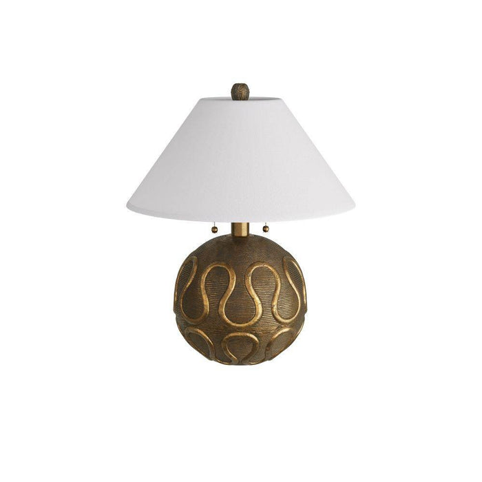 Arteriors GKPTI01-671 Table Lamp, Vintage Brass, Cast Aluminum