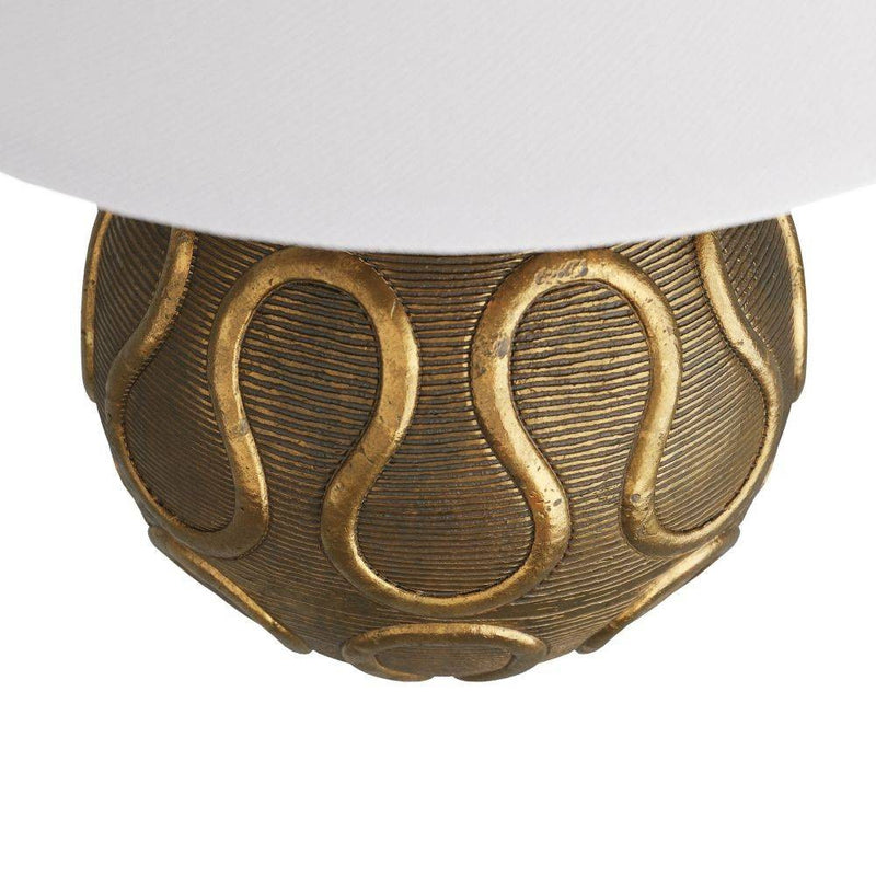 Arteriors GKPTI01-671 Table Lamp, Vintage Brass, Cast Aluminum