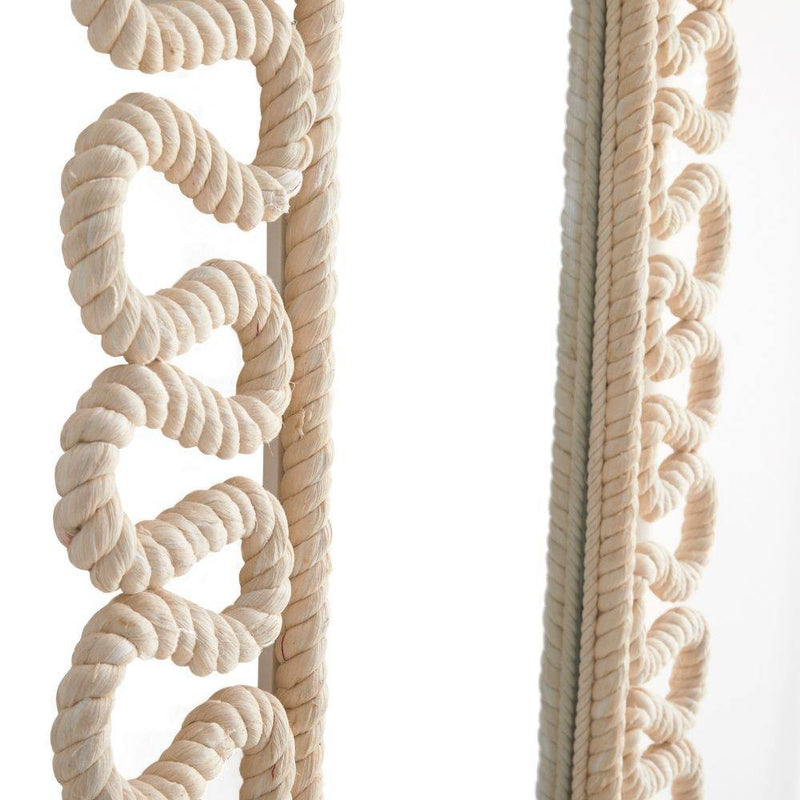 Arteriors GKWMS01 Mirror, Ivory, Cotton Rope