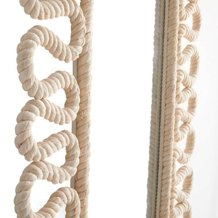 Arteriors GKWMS01 Mirror, Ivory, Cotton Rope