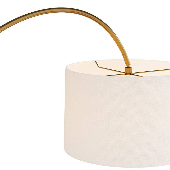 Arteriors PFC13-SH034 Floor Lamp, Antique Brass