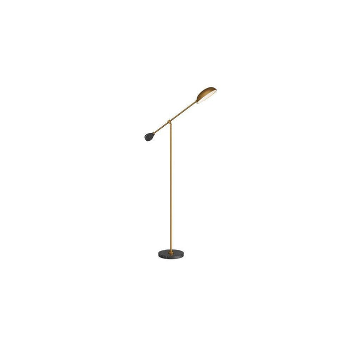 Arteriors PFC15 Floor Lamp, Antique Brass
