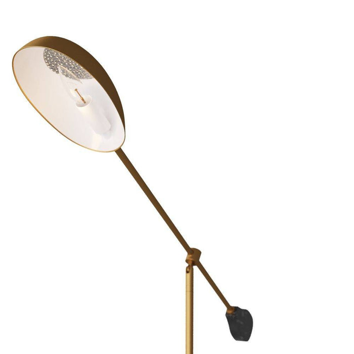 Arteriors PFC15 Floor Lamp, Antique Brass
