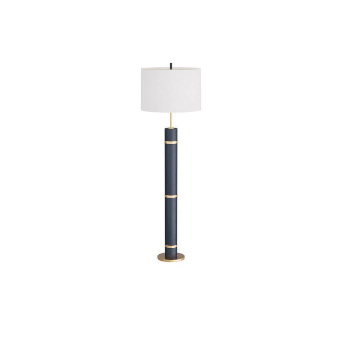 Arteriors PFI01-317 Floor Lamp, Storm, Leather