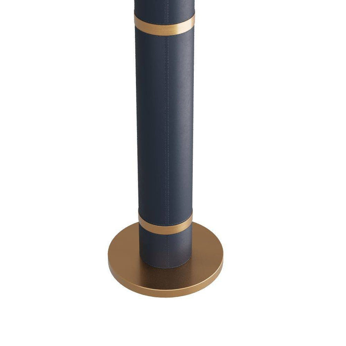 Arteriors PFI01-317 Floor Lamp, Storm, Leather