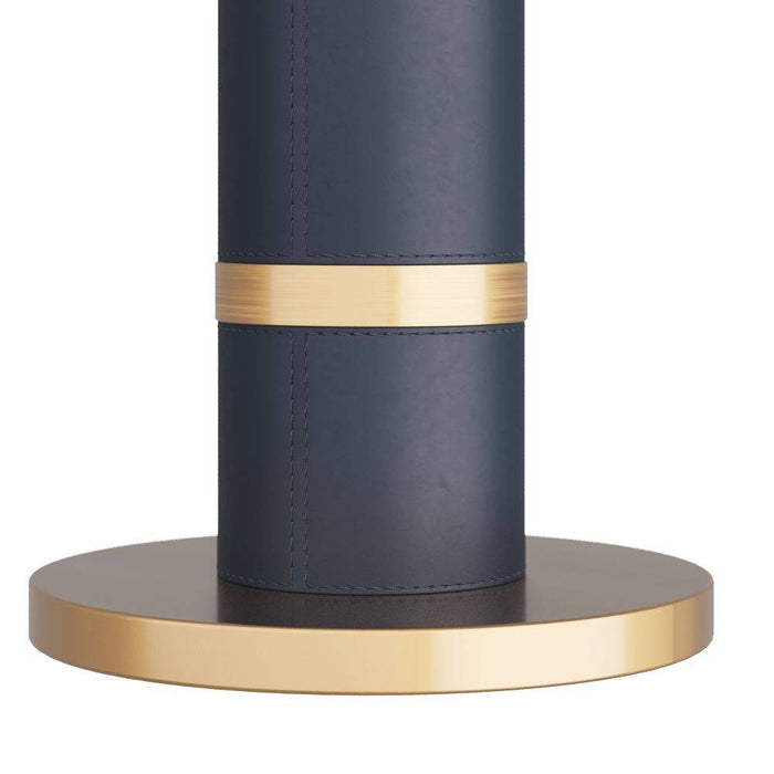 Arteriors PFI01-317 Floor Lamp, Storm, Leather