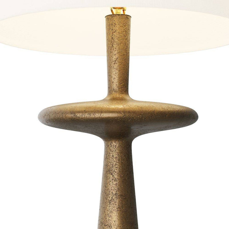 Arteriors PFI04-SH031 Floor Lamp, Antique Brass