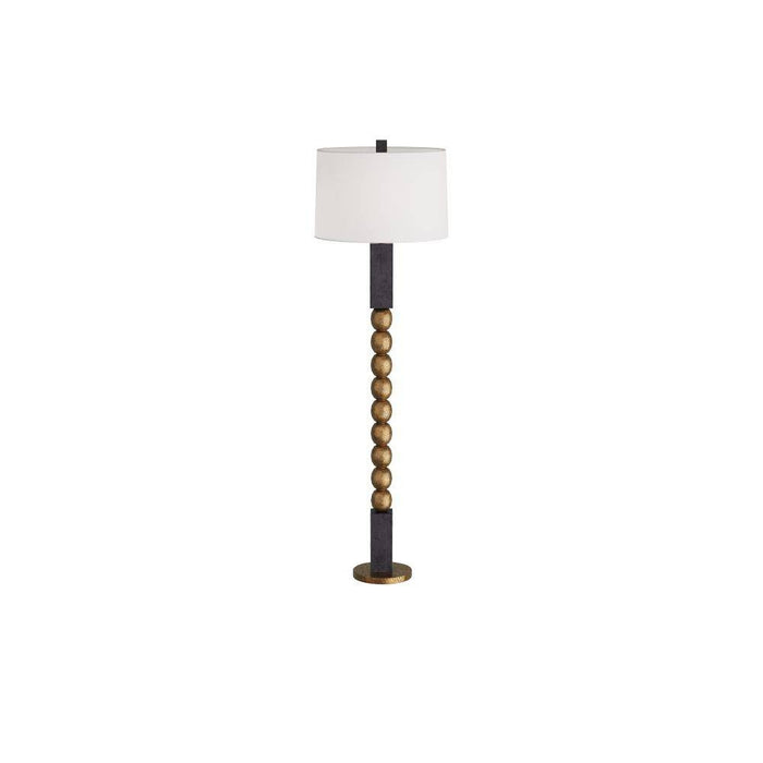 Arteriors PFI06-317 Floor Lamp, Antique Brass