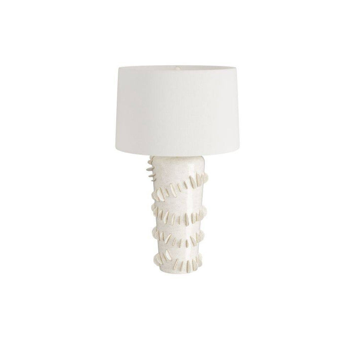 Arteriors PTC11-SH021 Table Lamp, Ivory Crackle, Ceramic