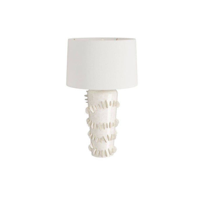 Arteriors PTC11-SH021 Table Lamp, Ivory Crackle, Ceramic