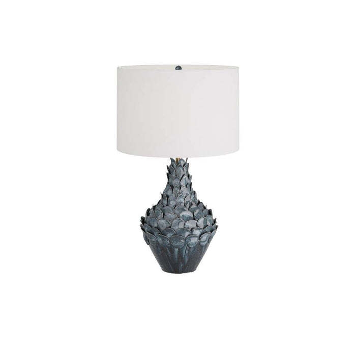 Arteriors PTC12-690 Table Lamp, Ocean Reactive, Ceramic