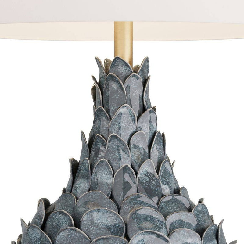 Arteriors PTC12-690 Table Lamp, Ocean Reactive, Ceramic