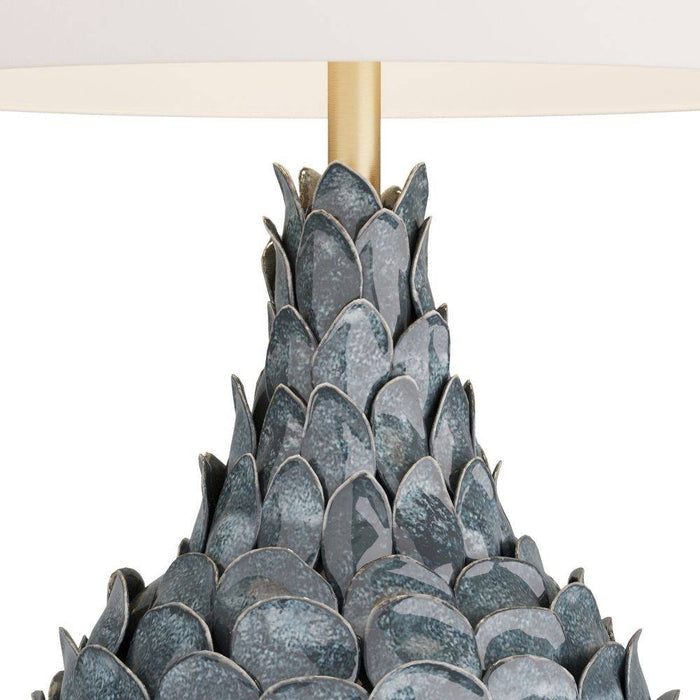 Arteriors PTC12-690 Table Lamp, Ocean Reactive, Ceramic