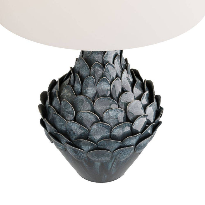 Arteriors PTC12-690 Table Lamp, Ocean Reactive, Ceramic