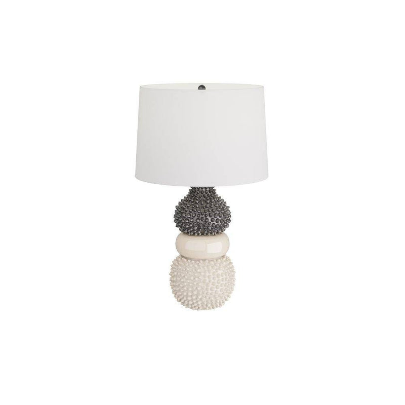 Arteriors PTC13-SH024 Table Lamp, Ivory Crackle. Ceramic