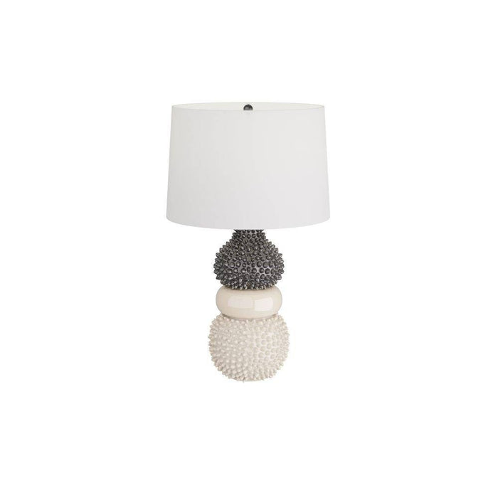 Arteriors PTC13-SH024 Table Lamp, Ivory Crackle. Ceramic