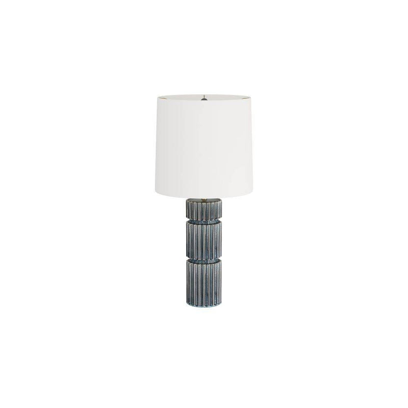 Arteriors PTC14-SH018 Table Lamp, Ocean Reactive, Ceramic