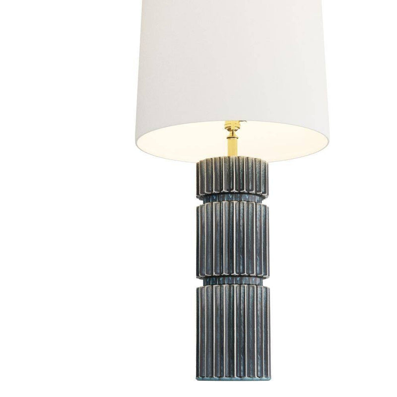 Arteriors PTC14-SH018 Table Lamp, Ocean Reactive, Ceramic