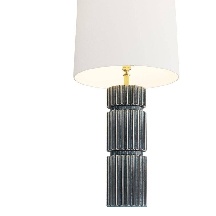 Arteriors PTC14-SH018 Table Lamp, Ocean Reactive, Ceramic