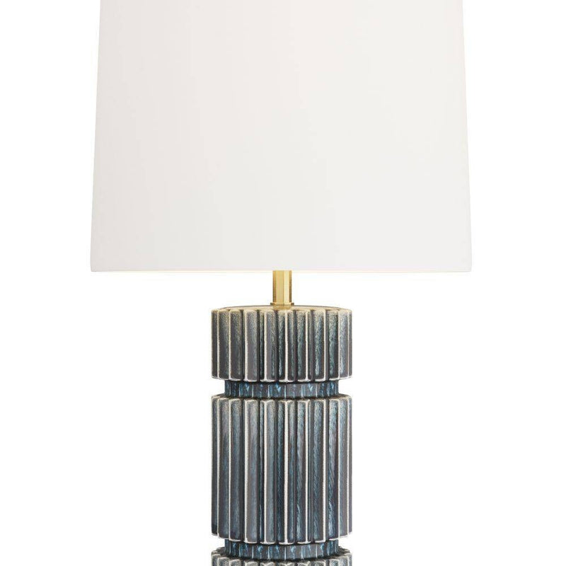 Arteriors PTC14-SH018 Table Lamp, Ocean Reactive, Ceramic