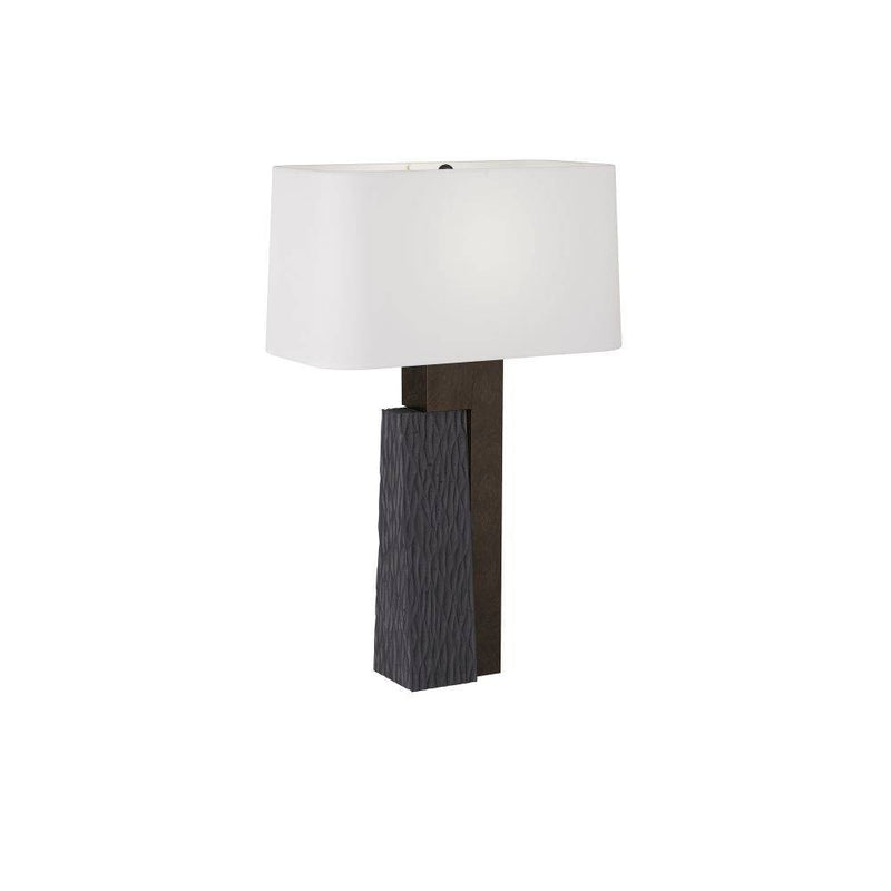 Arteriors PTC17-429 Table Lamp, Charcoal, Ricestone