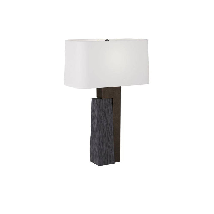 Arteriors PTC17-429 Table Lamp, Charcoal, Ricestone