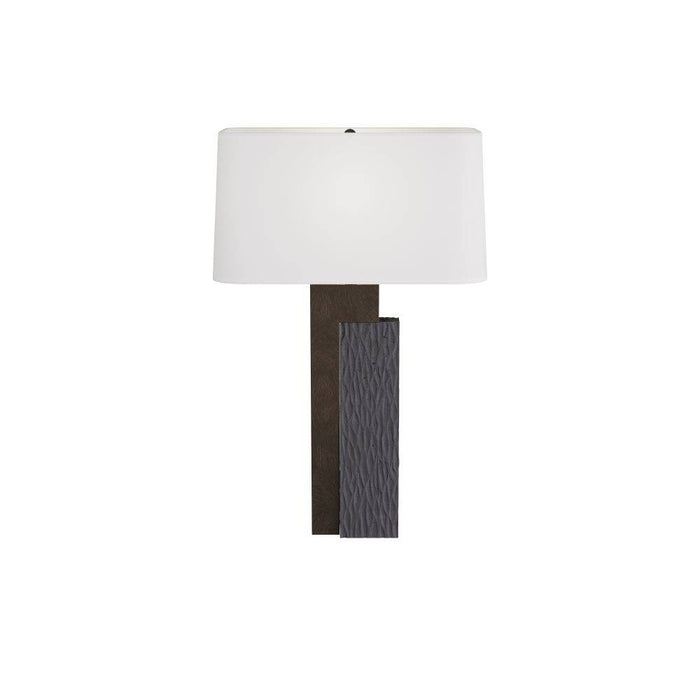 Arteriors PTC17-429 Table Lamp, Charcoal, Ricestone