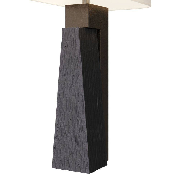 Arteriors PTC17-429 Table Lamp, Charcoal, Ricestone