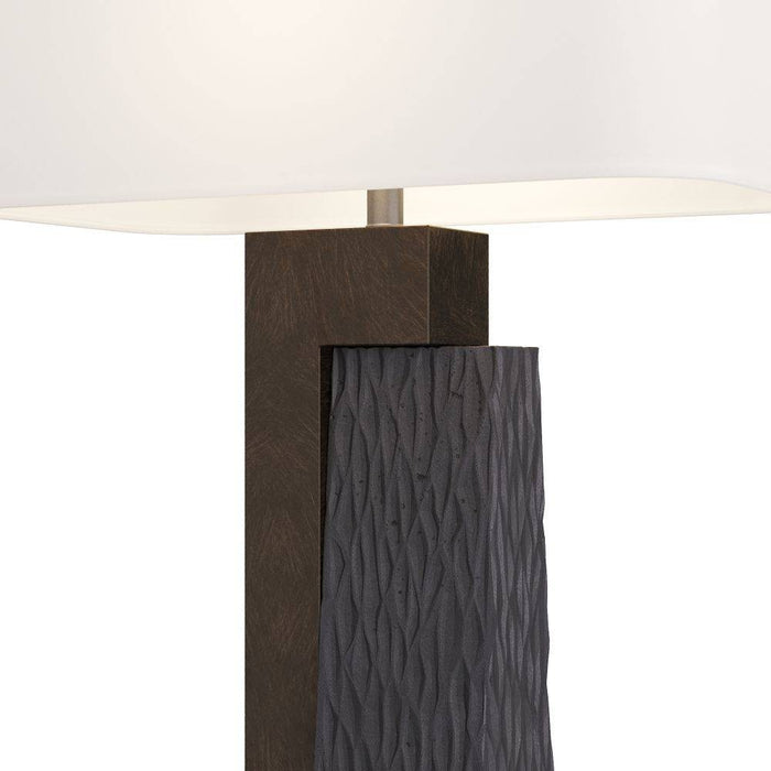 Arteriors PTC17-429 Table Lamp, Charcoal, Ricestone