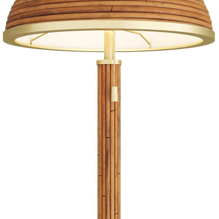 Arteriors PTC21 Table Lamp, Natural, Rattan