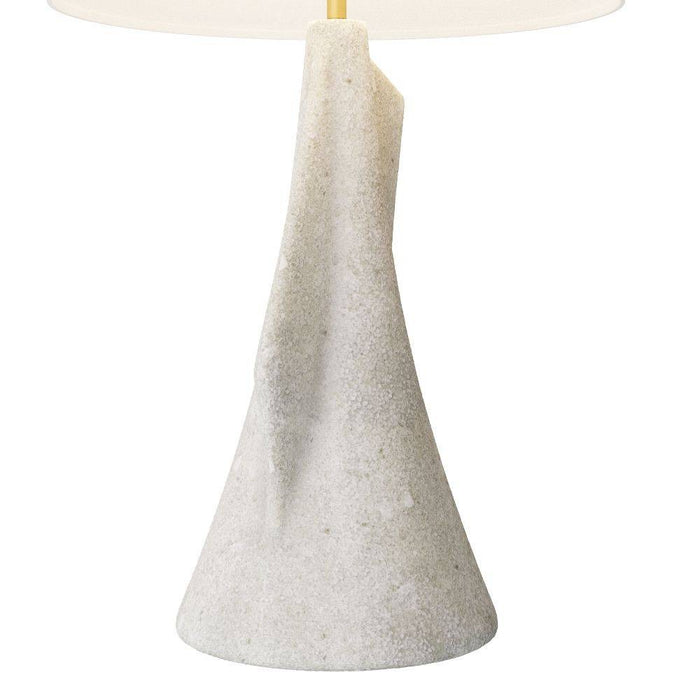 Arteriors PTC22-SH032 Table Lamp, Ivory, Glass Stone