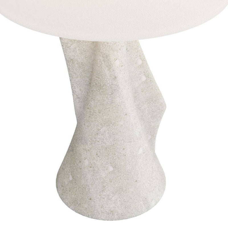 Arteriors PTC22-SH032 Table Lamp, Ivory, Glass Stone