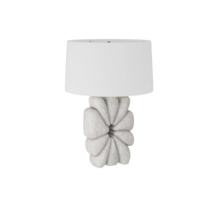Arteriors PTC23-431 Table Lamp, Ivory, Glass Stone